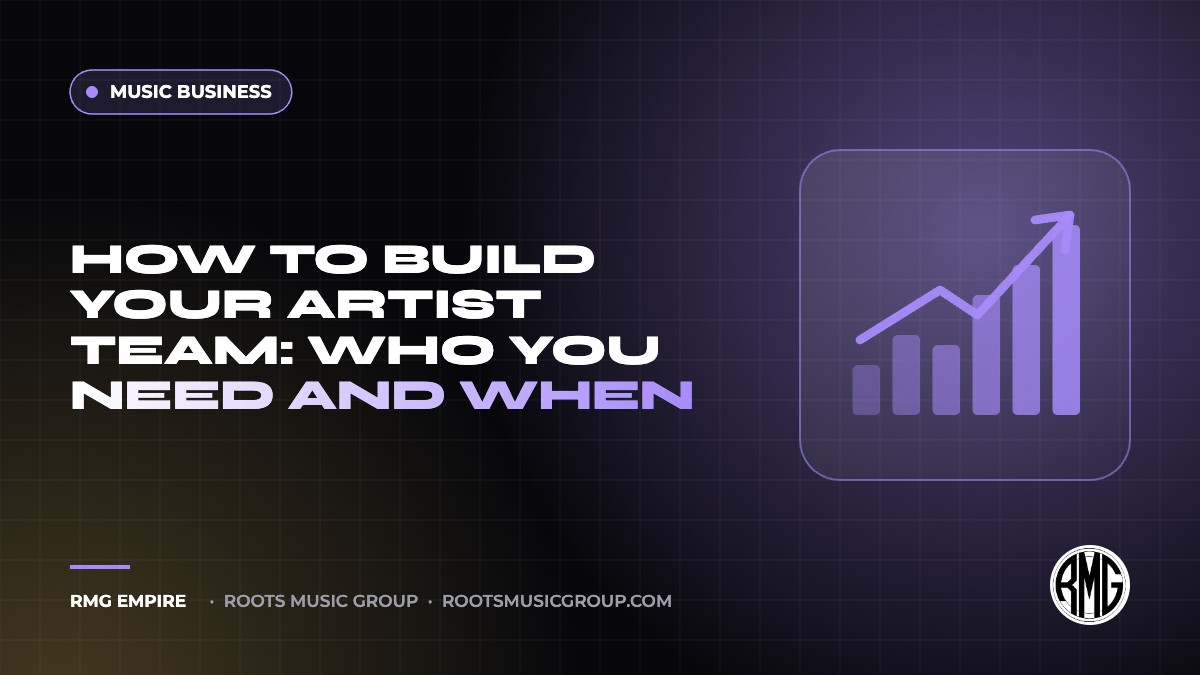How to Build Your Artist Team: Who You Need and When | RMG Empire Music Business guide