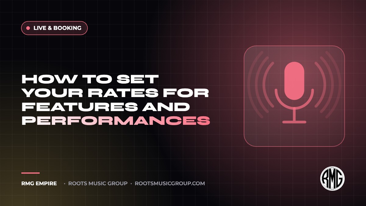 How to Set Your Rates for Features and Performances | RMG Empire Live & Booking guide