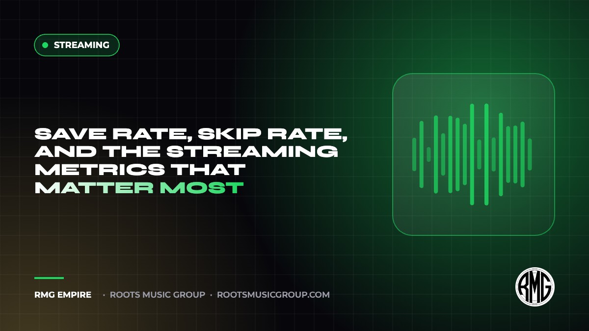 Save Rate, Skip Rate, and the Streaming Metrics That Matter Most | RMG Empire Streaming guide